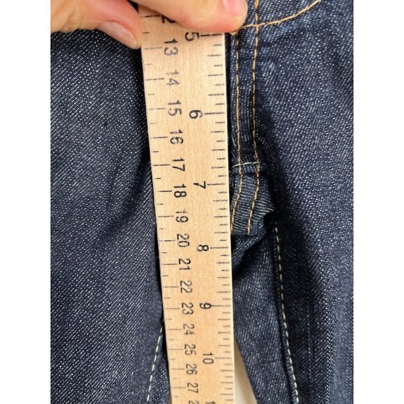 Guess Y2K low rise Daredevil flare jeans dark sz 28 - Picture 4 of 10